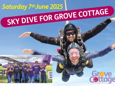 Sky Dive for Grove Cottage!